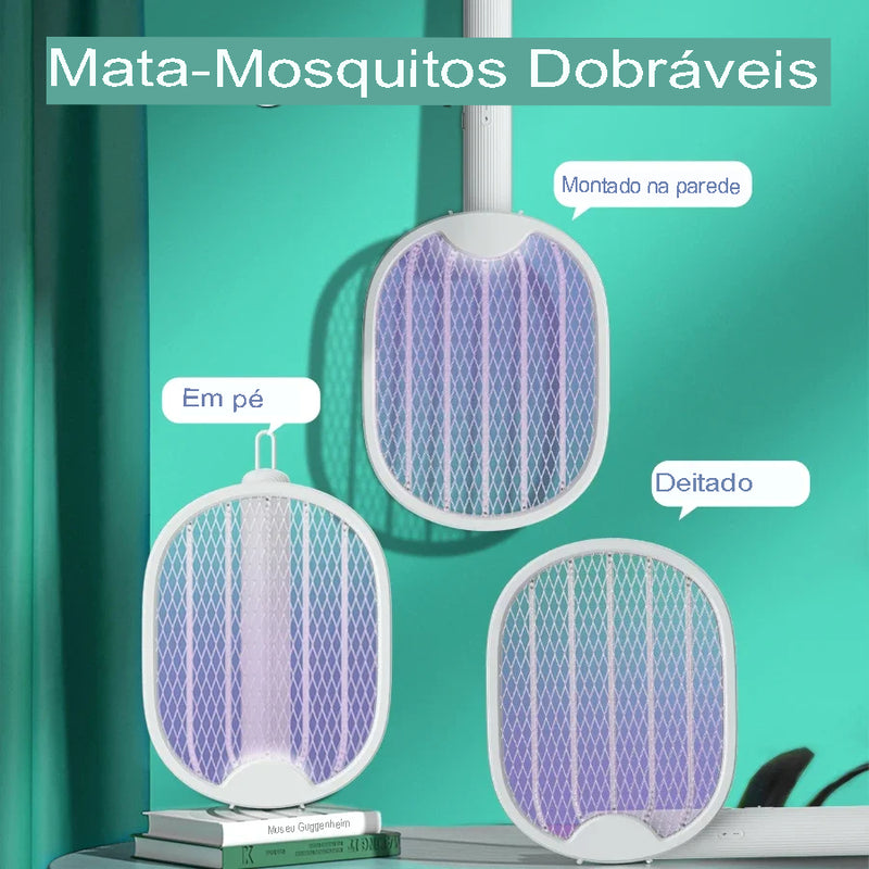 Mata-Mosquitos Dobrável USB – 3500 V de Potência