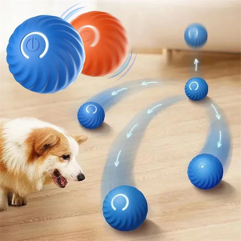 Bola de Brinquedo Inteligente para Pets - Diversão Interativa e Recarga USB