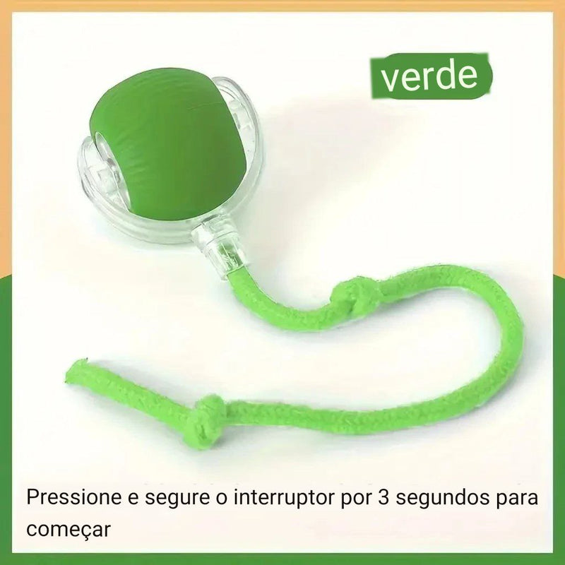 Bola de Brinquedo Inteligente para Pets - Diversão Interativa e Recarga USB