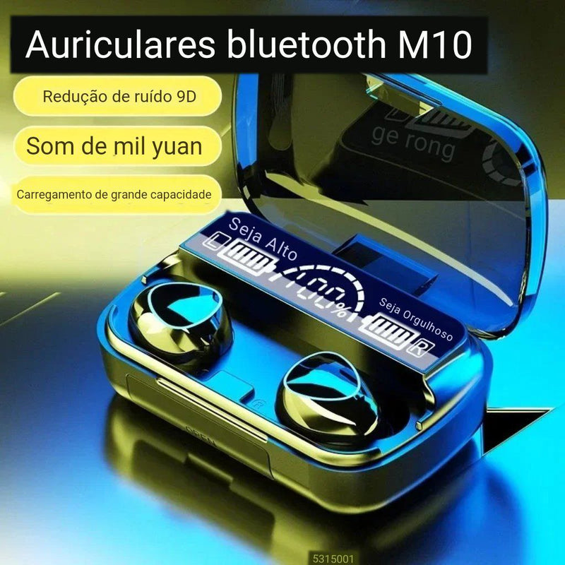 Fones de Ouvido HiFi 9D - Redução de Ruído | Até 32h de Música