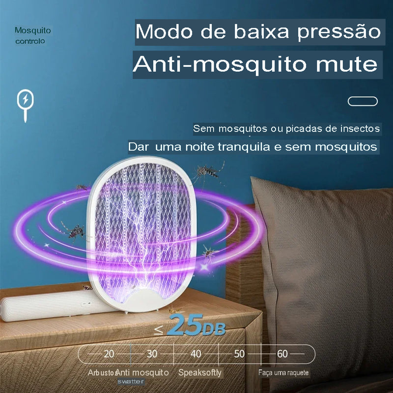 Mata-Mosquitos Dobrável USB – 3500 V de Potência